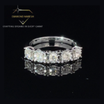Five Diamond Ring - Yellow Gold
